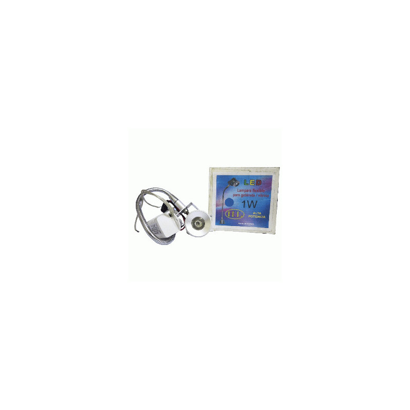 LED LAMPARA FLEXIBLE PARA GABINETE 85/240V 1W AZUL