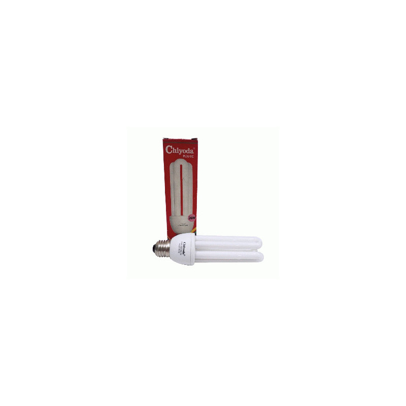 FOCO.AHORRADOR 26W-110V 3U CHIYODA CALIDO IN