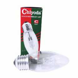 FOCO HALOGE. E27 VELA 60W C-35 CLARO (60W) 42W-120V IN