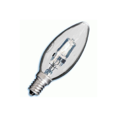 FOCO HALOGE.  E14 VELA 60W C-35 E-14 CLARO (60W) 42W-120V IN