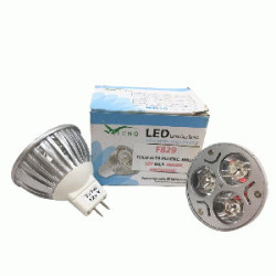LED FOCO DICR 3W AMARIL 12V (3LD) G5.3 45G ALT/POT.MR16