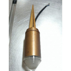 LAMPARA PISO Y JARDIN ESTACA 2 PINES DORADO