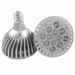LED FOCO REFLECT. 12W BLANC E-27 PAR 38 100/240V  C/LUPA TW
