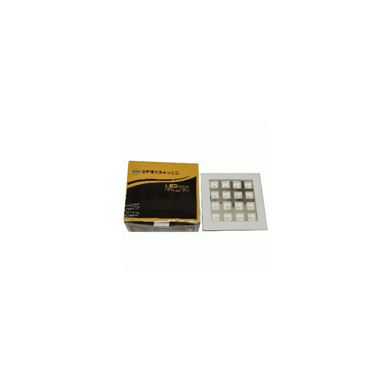LED PANEL EMPOT .CUADRAD 16W 110V-220V BLANCO DOWNL