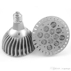 LED FOCO REFLECT. 12W V/COL E27 PAR 38 110/240V RGB C/LUPA TW