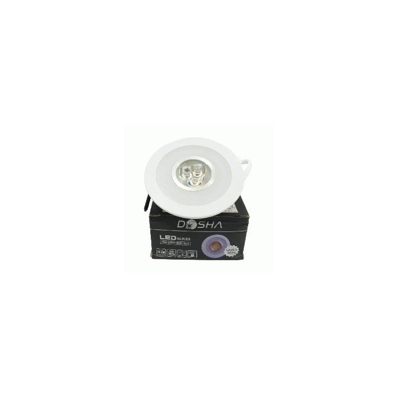 LED OJO BUEY 5W 110V-220V DOWL. BLANCO/ROJO 3 1/2 P