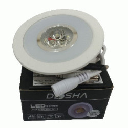 LED OJO BUEY  5W 110V-220V DOWL. BLANCO/VERDE 3 1/2P