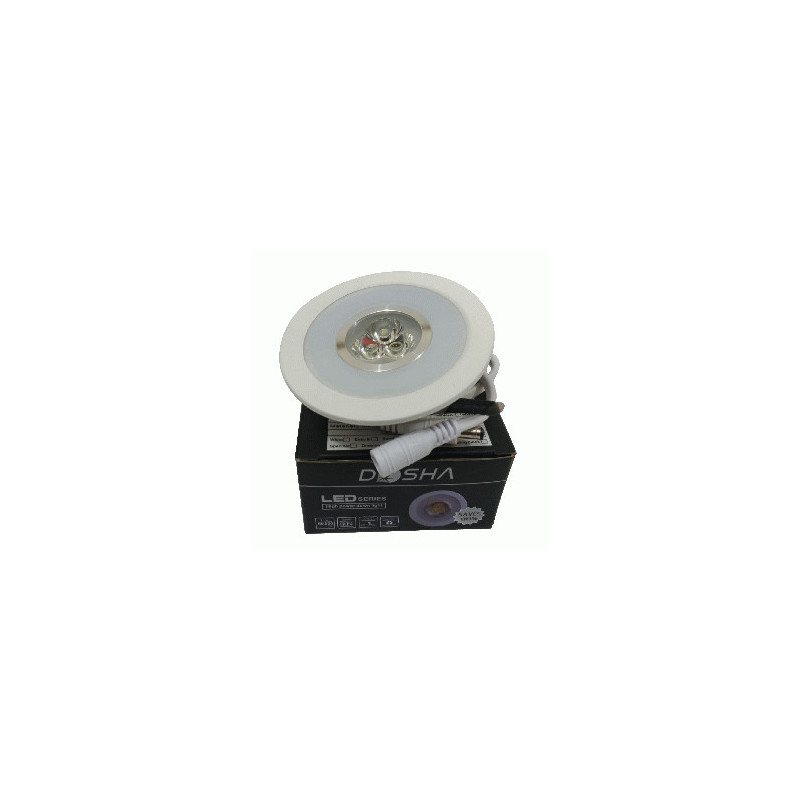 LED OJO BUEY 5W 110V-220V DOWL. BLANCO/VERDE 3 1/2P