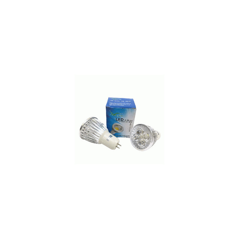 LED FOCO DICRO 5W BLANC 2PTS  (5LD)60G ALT/P. MR16 G5.3 TW