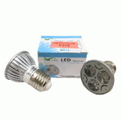 LED FOCO DICRO .3W  CALID E27 110-220V (3LD)45G/ ALT/P.MR16 TW