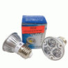 LED FOCO DICRO .3W  AZUL  E27 110-220V (3LD)45°/ ALT/P.MR16 TW