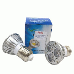 LED FOCO DICRO .3W  PURPU E27 110-220V (3LD)45G ALT/P. MR16 TW