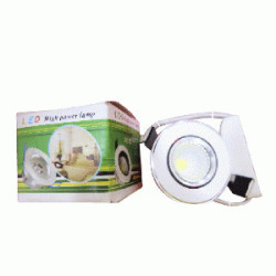 LED OJO BUEY COB  3W 85V-265V 2" INT 2 1/2" BL 6500K