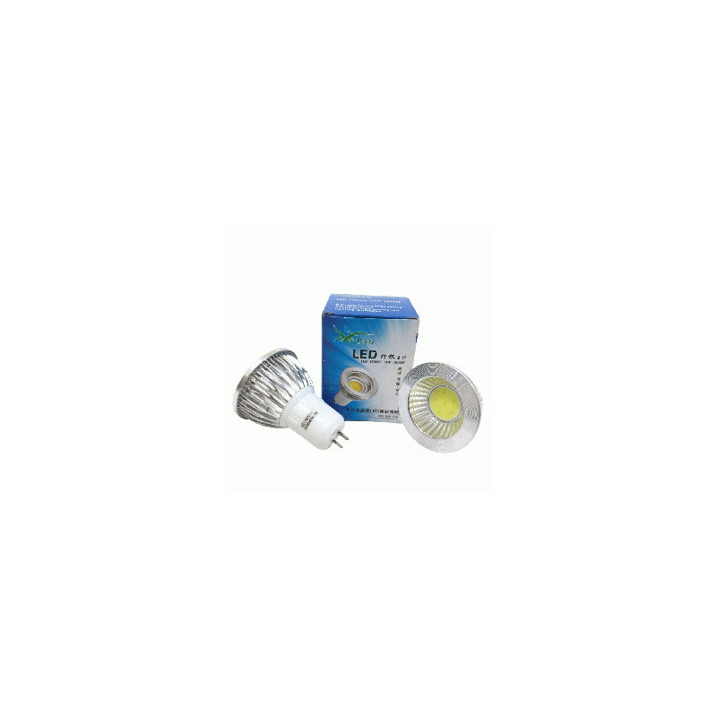LED FOCO DICRO COB ALT/POT.MR16 G5.3 3W BL 110V/220V