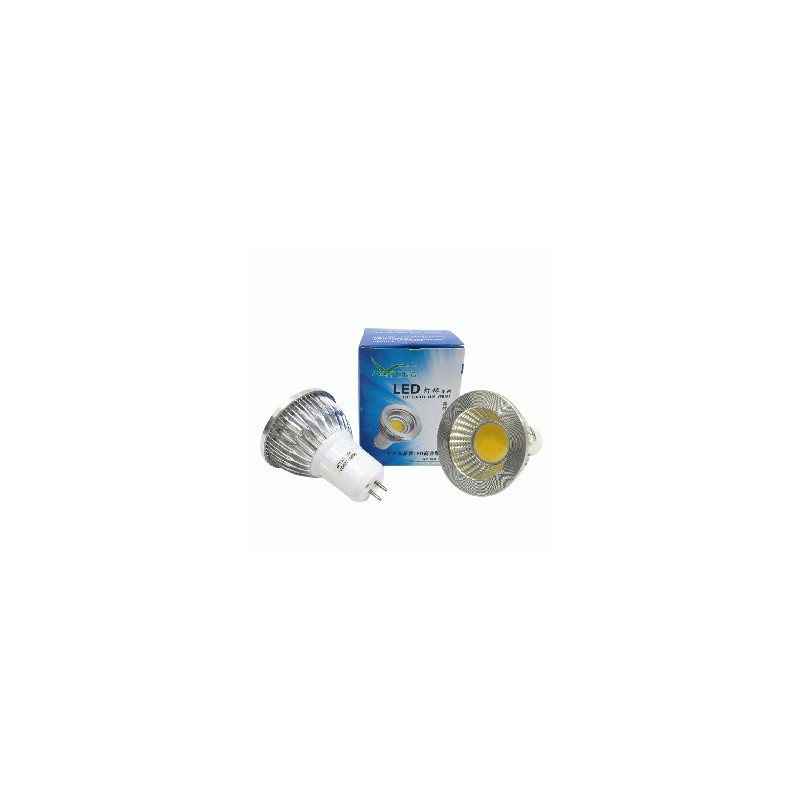 LED FOCO DICRO 5W  CALID 2PTS 85/220V COB ALT/P. MR16 G5.3 TW
