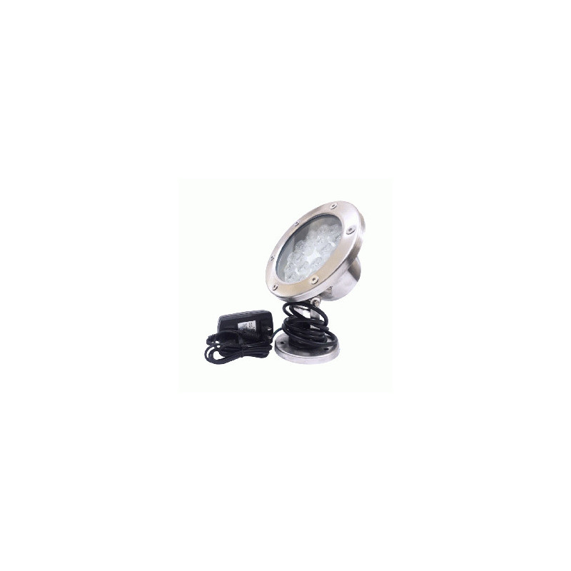 LED SUMERGIBLE P/PICINA 12V 18W AZUL CON TRANSFOR