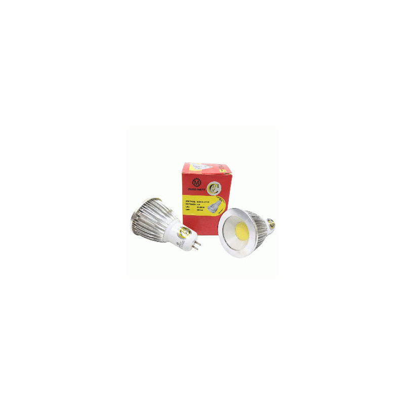 LED FOCO DICRO 5W CALID 2PTS 85-220V COB ALT/P. MR16 G5.3  EURO