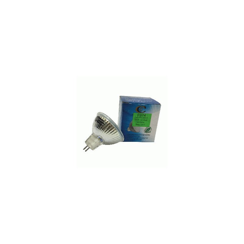 LED FOCO DICR.SMD 5730 3W 85/240V(6LED) BLANC G5.3