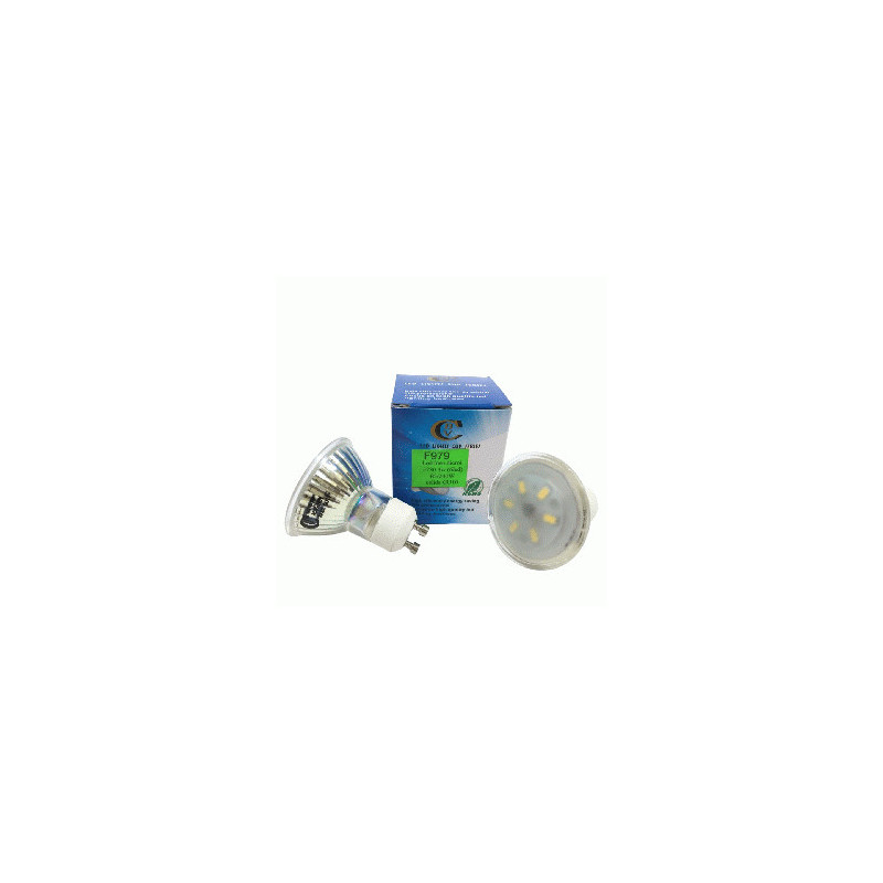 LED FOCO DICR.SMD 5730 3W 85/240V(6LED)L/CALID GU10