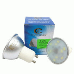 LED FOCO DICRO .5W  BLANC GU10 85/240V(10LED). SMD 5730 TW