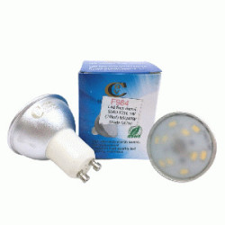 LED FOCO DICRO .5W  CALID GU10 85/240V(10LED) SMD 5730 TW