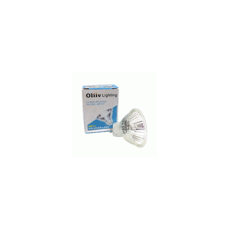 FOCO DICROICO 35W-12V.(2P) MINI BLANC S/TAP MR11 OLI