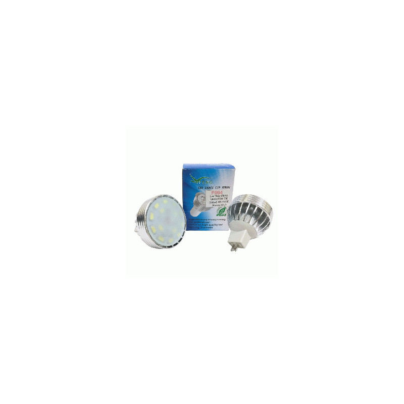 LED FOCO DICR.SMD 5730 7W 85/240V(14LED)BLANC G5.3