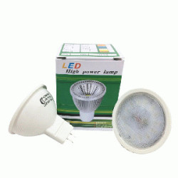 LED FOCO DICRO .5W   AZUL 2PTS 85/240V( 14LED)  G5.3 SMD 5730 TW
