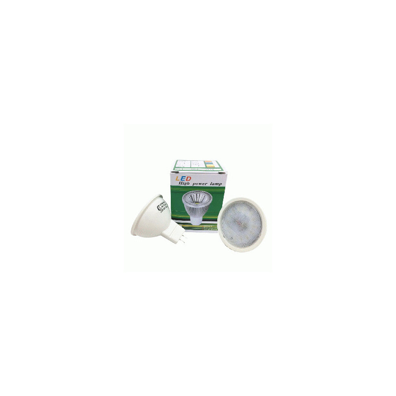 LED FOCO DICR.SMD 5730 5W 85/240V( 14LED) AZUL G5.3