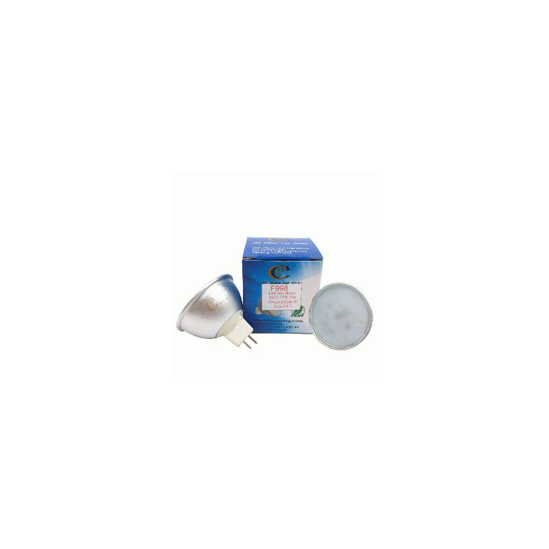 LED FOCO DICR.SMD 5730 5W 85/240V(10LED) ROJO G5.3