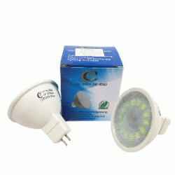 LED FOCO DICRO .5W   VERDE 2PTS 85/240V(10LED) G5.3 SMD 5730 TW