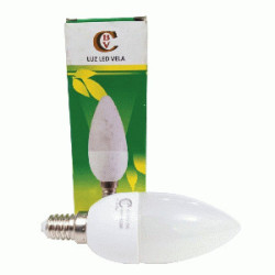 LED FOCO VELA E-14 5W 120V BLANCO  ALTA POTENCIA CBV