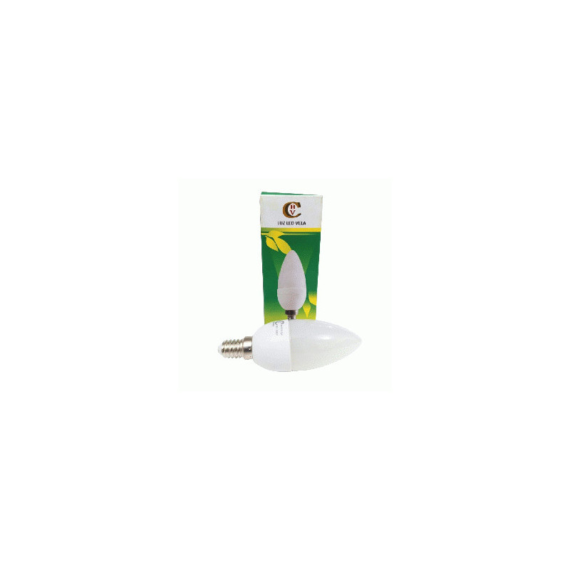 LED FOCO VELA E-14 7W 120V CALIDO ALTA/POTENCIA CBV