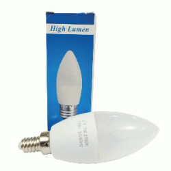 LED FOCO VELA E-12 7W 120V CALIDA ALTA POTENCIA CBV