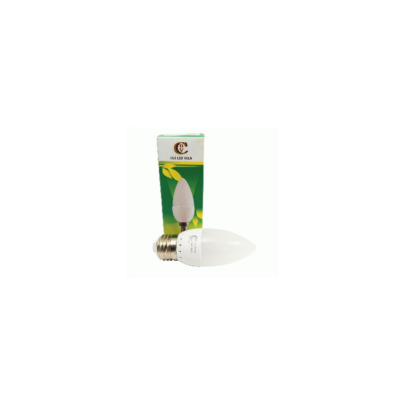 LED FOCO VELA E-27 5W 120V CALIDAD ALTA POTENCIA CBV