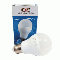 LED FOCO NORMAL E-27 10W 120V CALIDO 3500K PS60