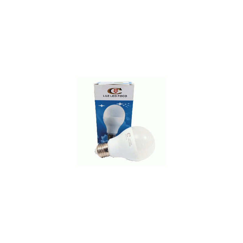 LED FOCO NORMAL E-27 10W 120V CALIDO 3500K PS60