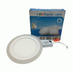 LED PANEL   16W  BLANC/LILA EMPOT. REDO 85V-265V BRIL 11W/W+5W/L