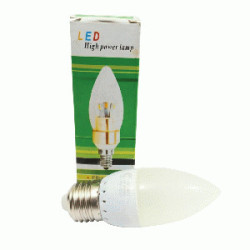 LED FOCO VELA E-27 5W 120V VERDE ALTA POTENCIA CBV