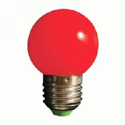 LED FOCO BOLA ROJO G45 E27 ENERGY SAVING LAMP