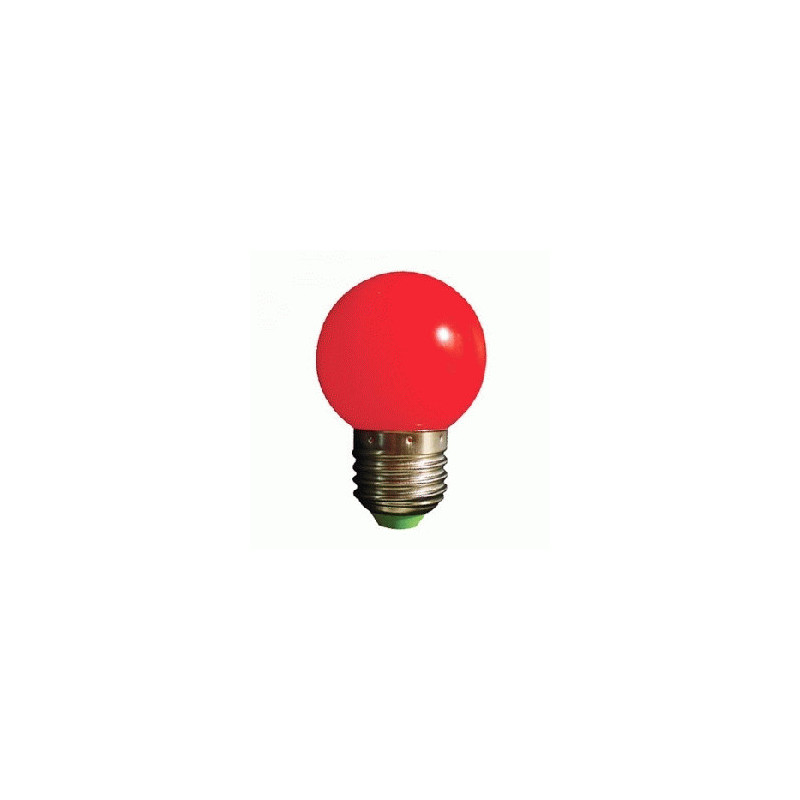 LED FOCO BOLA ROJO G45 E27 ENERGY SAVING LAMP