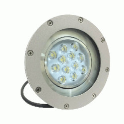 LED LAMPARA PARA JARDIN/PISO 17.0 CM PLOMO LZ BLANCA