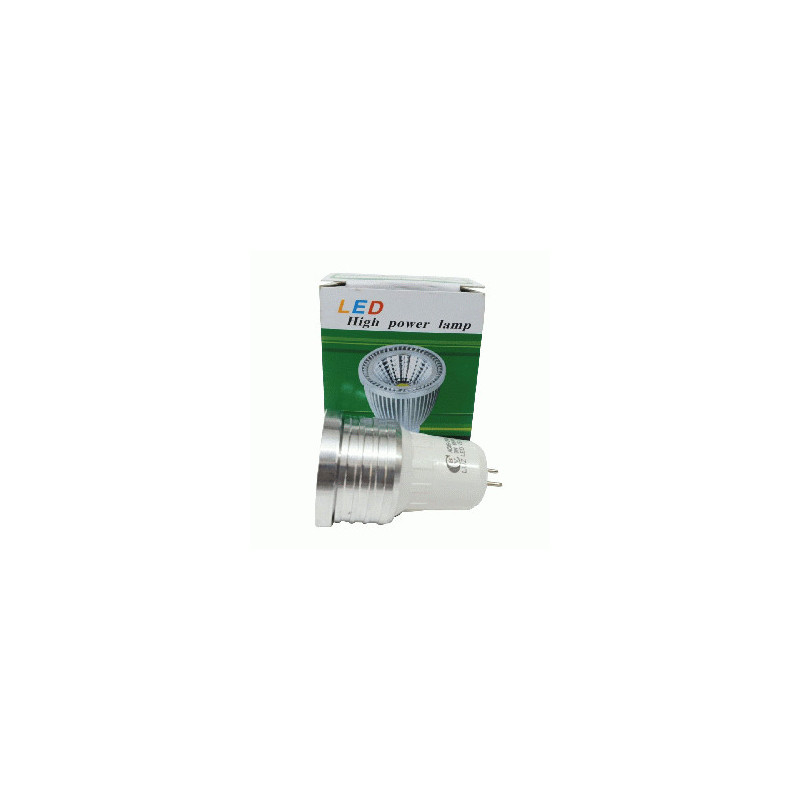 LED FOCO DICR. MINI 3W 85/265V BLANC G5.3 MR11 6500K
