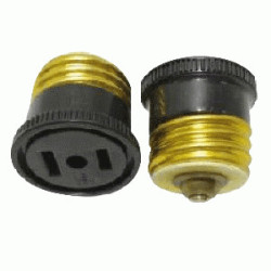 ADAPTADOR BAK.BOQ E-27 A TOMACORRIENTE 1/S  161