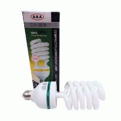FOCO.AHORRADOR ESPIRAL E-27.45W-130V AYA 6000K BLANC