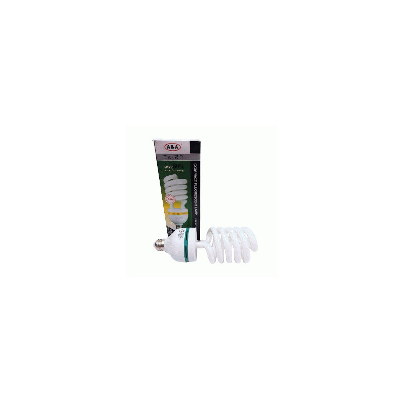 FOCO.AHORRADOR ESPIRAL E-27.45W-130V AYA 6000K BLANC