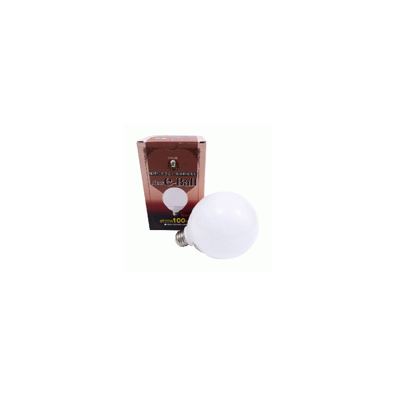 FOCO.AHORRADOR GLOBO .20W-130V LUZ CALIDA NEW E-BALL