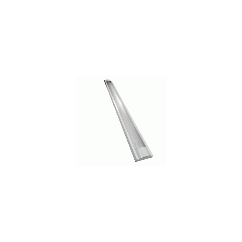 LED LAMPARA C/ACRILICO 2X18W110V/240V S/TUBO T8 1.2