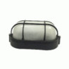 LAMPARA OVALADA METAL  NEGRA 409A C/MALL MEDIANA 60W CHIYODA