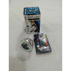 LED FOCO DICR 3W 12V RGB G5.3  C/C LIGH ALT/POT.MR16